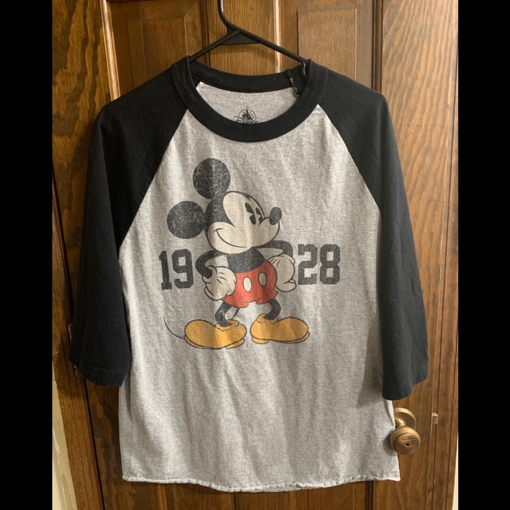 Disney Parks Mickey Mouse Raglan Shirt